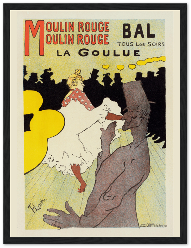 Moulin Rouge La Goulue - Henri de Toulouse-Lautrec