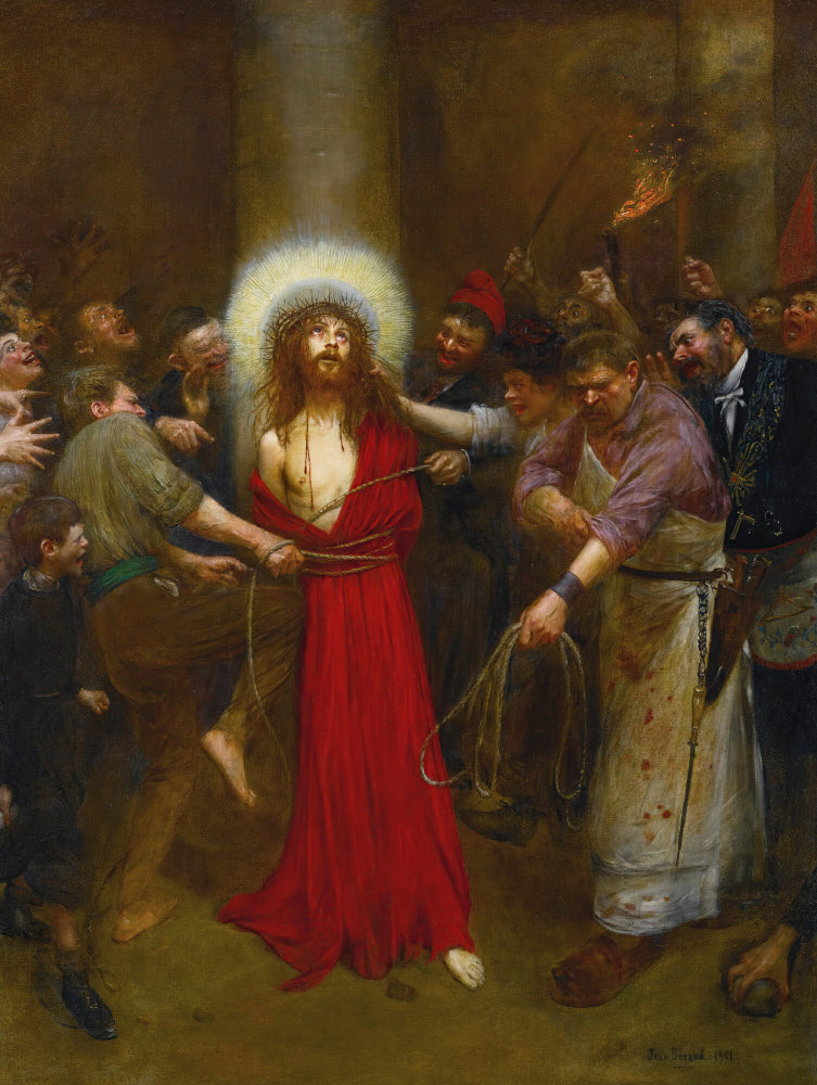 Christ Lié À La Colonne - Jean Béraud