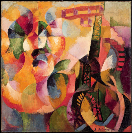 Soleil, tour, aéroplane (Sun, Tower, Airplane) (1913)